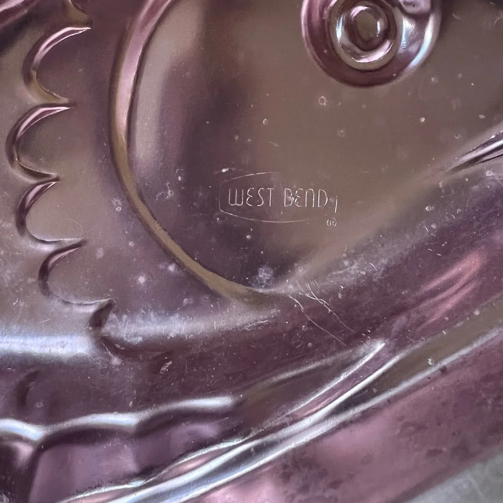 Copper Jello Fish-Shaped Mold